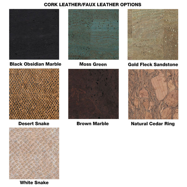 Vegan leather faux leather colour chart