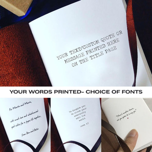 Custom Title Page, Dedication Page Add On