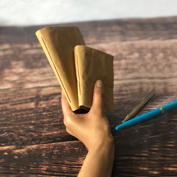 Faux Leather Slim Notebook