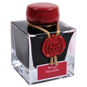 Jacque Herbin 1670 Rouge Hematite 50ml bottle fountain pen ink