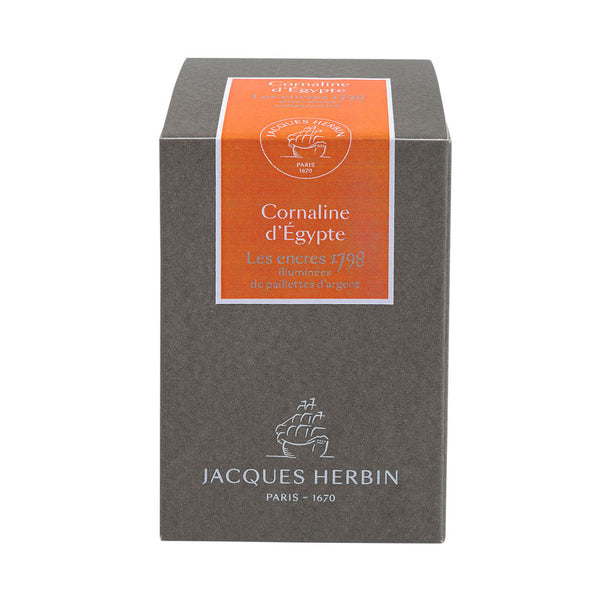 J Herbin 1670 Coraline d'Egypte calligraphy Ink bottle box