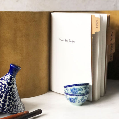 Blank Recipe Book With Dividers / Tabs