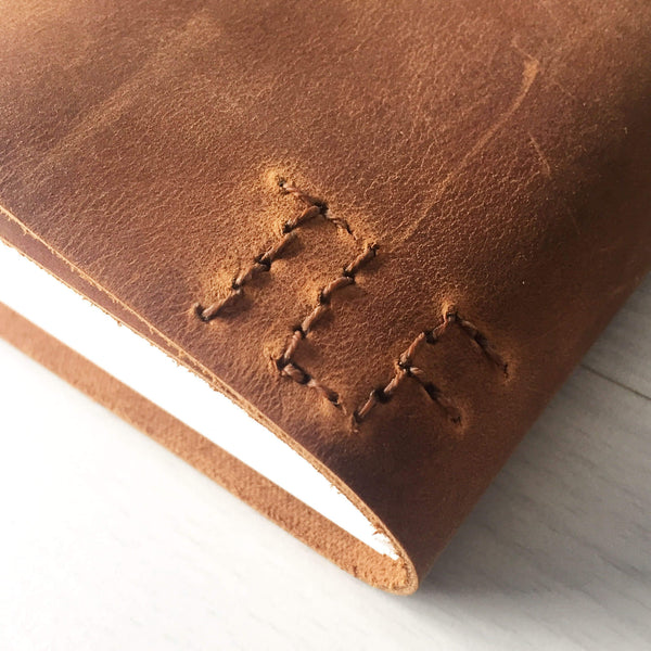 Leather Bound Journal | Sketchbook | Monogram Optional | A5/A6