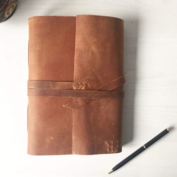 Leather Bound Journal | Sketchbook | Monogram Optional | A5/A6
