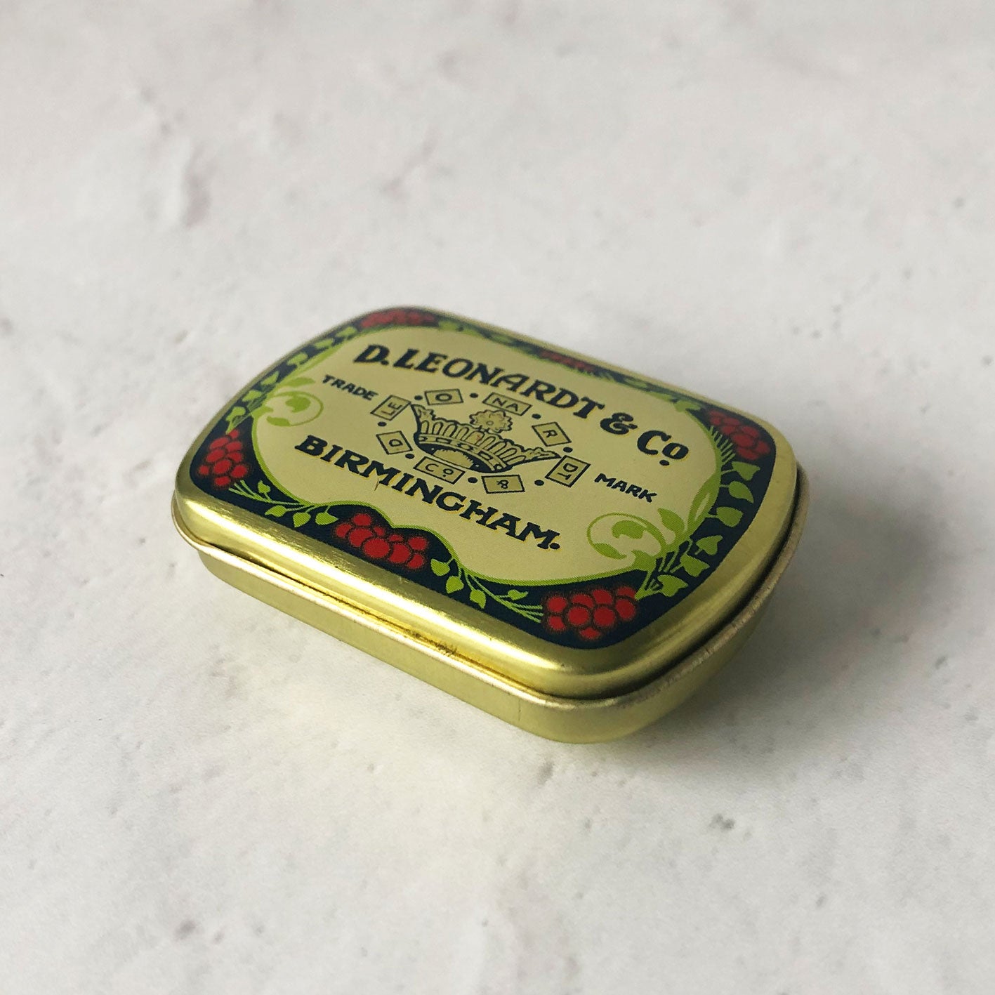 small metal tin