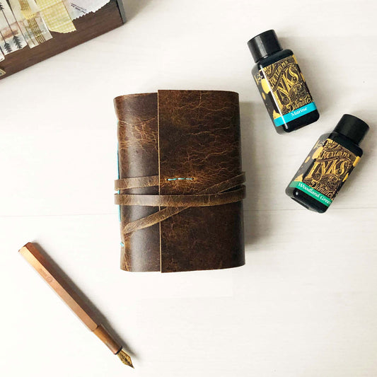 Pocket Journal With World Map Pages
