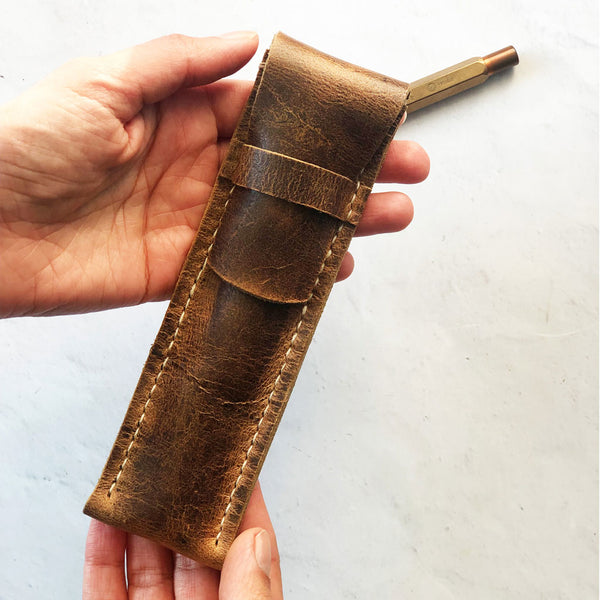 Leather Pen Case, Fountain Pen Case, Gifts For Writers